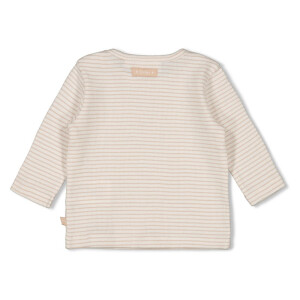 Feetje Gerippte Longsleeve Ringel - Honey Bear