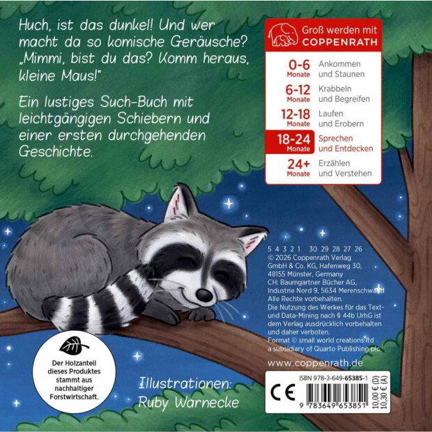 Coppenrath Kinderbuch - Komm heraus, kleine Maus!: Wo bist du in der Nacht?