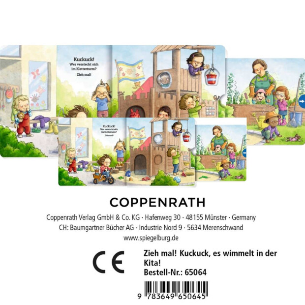 Coppenrath Kinderbuch - Zieh mal! Kuckuck, es wimmelt in der Kita!
