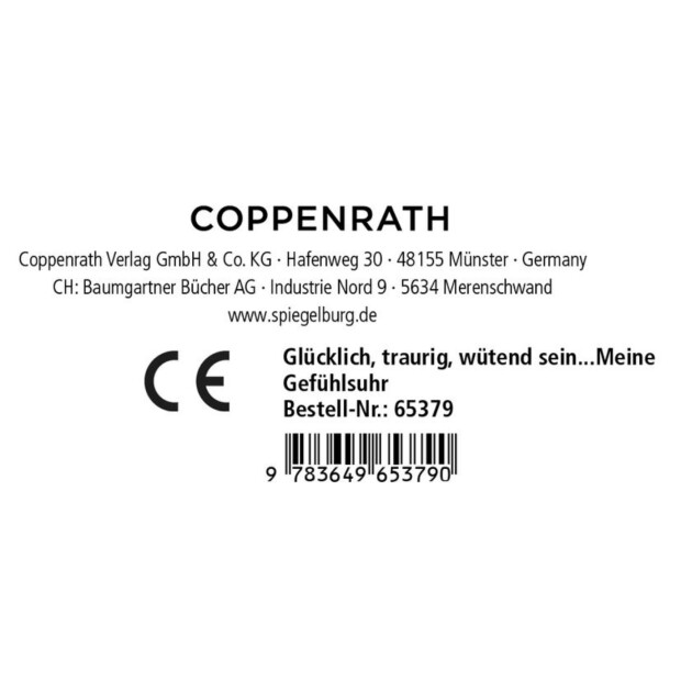 Coppenrath Kinderbuch - Glücklich, traurig, wütend sein, ich stell es mit dem Zeiger ein!