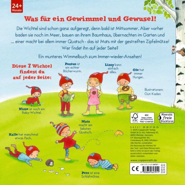 Coppenrath Kinderbuch Mein Sommerwichtel-Wimmelbuch