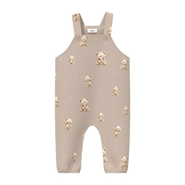 S.Oliver Unisex Latzhose - Teddy sand
