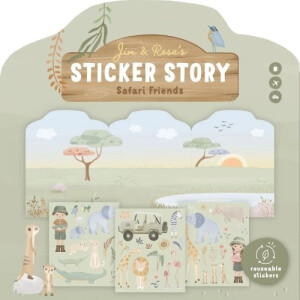 Little Dutch Wiederverwendbares Stickerbuch Jim &...