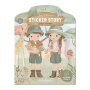 Little Dutch Wiederverwendbares Stickerbuch Jim & Rosa - Safari Friends