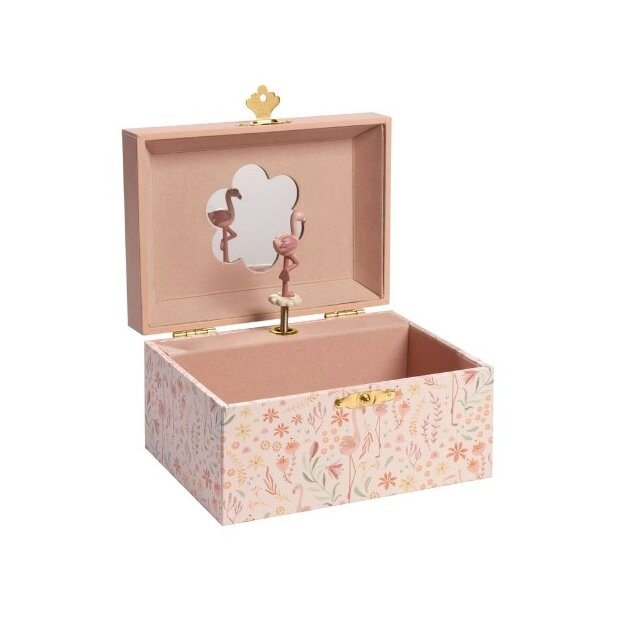 Little Dutch Schmuckkästchen mit Musik Flamingo Flora - Rosa