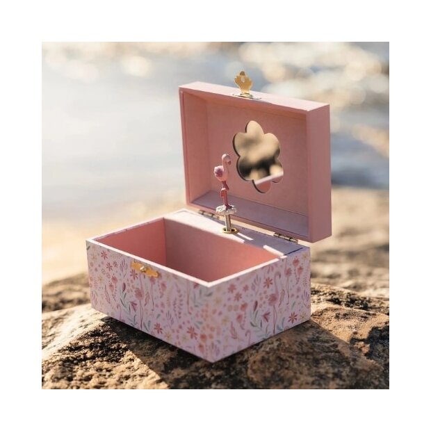 Little Dutch Schmuckkästchen mit Musik Flamingo Flora - Rosa