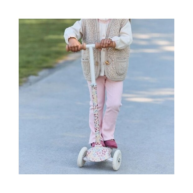 Little Dutch Kinderroller Blumenmuster - weiß