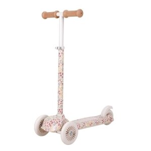 Little Dutch Kinderroller Blumenmuster - weiß