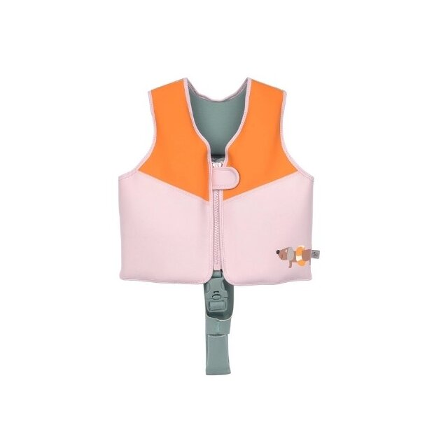 Lässig Schwimmlernweste rosa orange