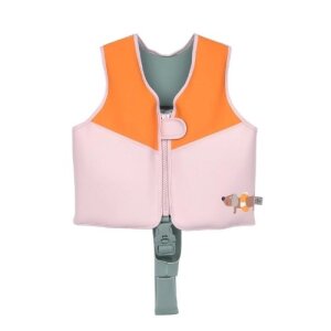 Lässig Schwimmlernweste rosa orange