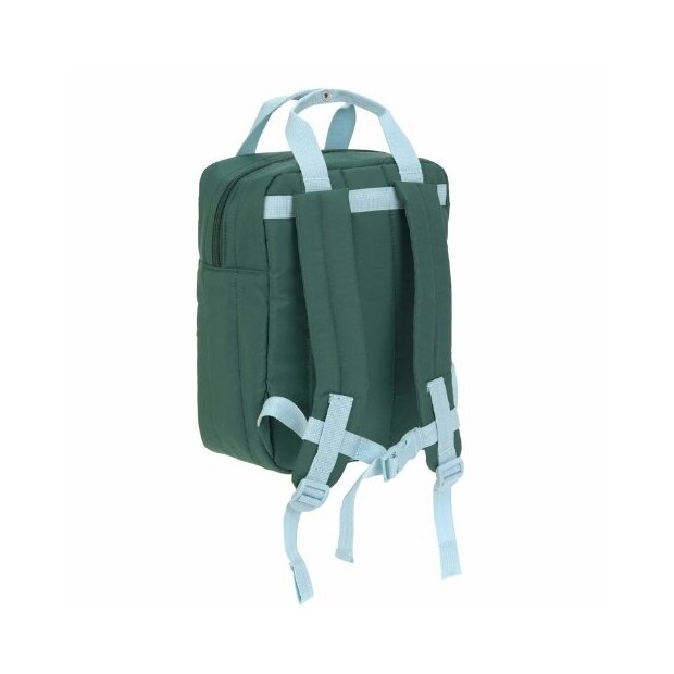 Lässig Kindergartenrucksack Square Little Gang - Zitrone dunkelgrün