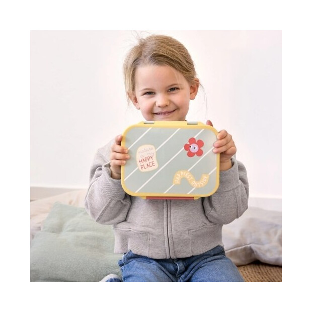 Lässig Brotdose - Bento Lunchbox, Happy Trails - Blume