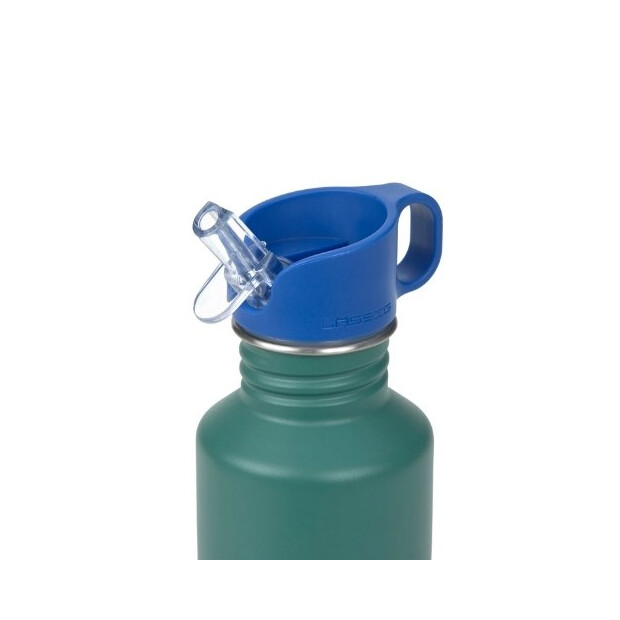Lässig Edelstahl Trinkflasche 500 ml - Little Gang - Regenbogen grün