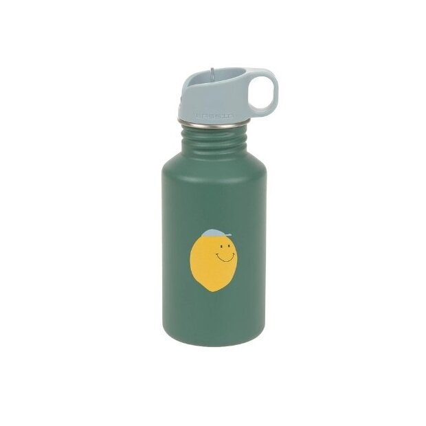 Lässig Edelstahl Trinkflasche 500 ml - Happy Fruits - Zitrone