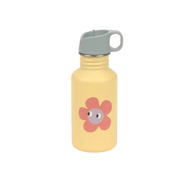 Lässig Edelstahl Trinkflasche 500 ml - Happy Trails - Blume