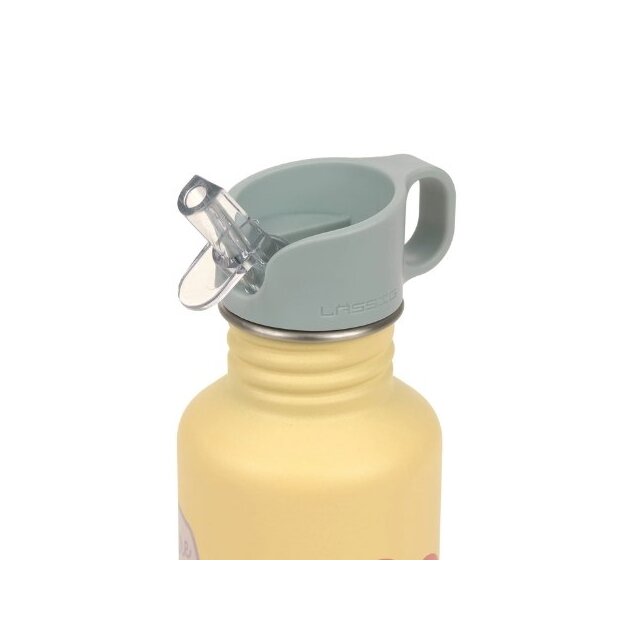 Lässig Edelstahl Trinkflasche 500 ml - Happy Trails - Blume