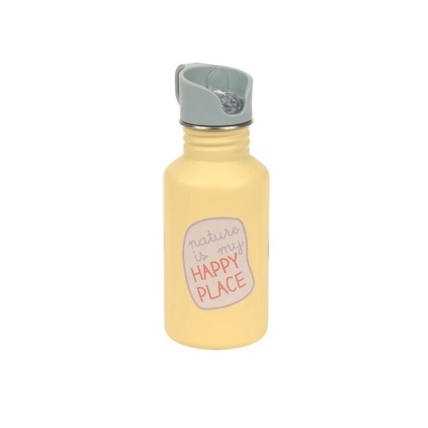 Lässig Edelstahl Trinkflasche 500 ml - Happy Trails - Blume