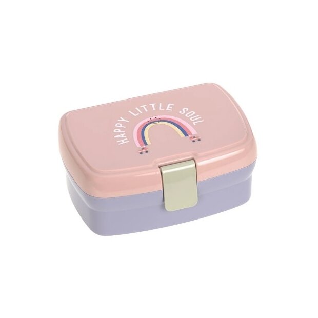 Lässig Brotdose - Tiny Outdoor Regenbogen - Rosa Lila