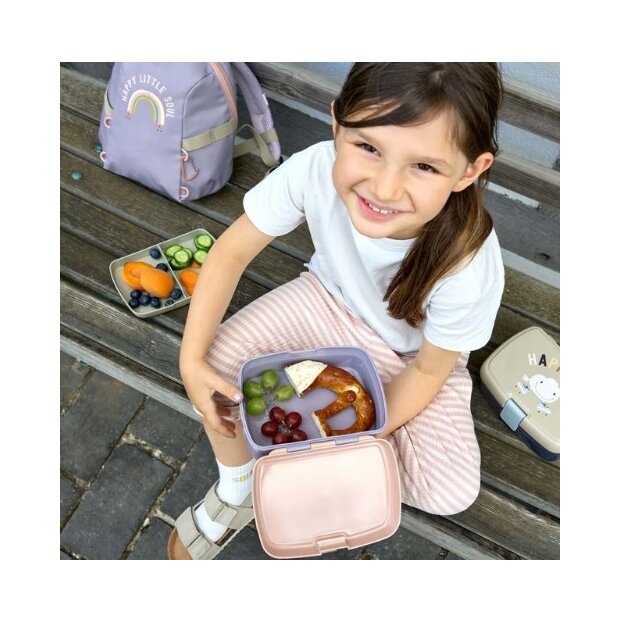 Lässig Brotdose - Tiny Outdoor Regenbogen - Rosa Lila