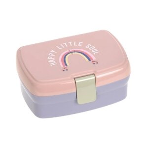 Lässig Brotdose - Tiny Outdoor Regenbogen - Rosa Lila