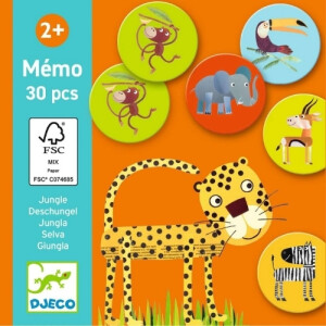 Djeco Lernspiele: Memo Dschungel