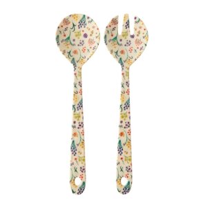 rice Melamin Salat Besteck - Mehrfarbig - Wild Flowers Print