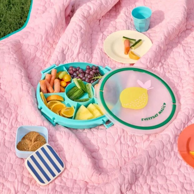 rice Serviertablett Snackbox - Mint Zitrone