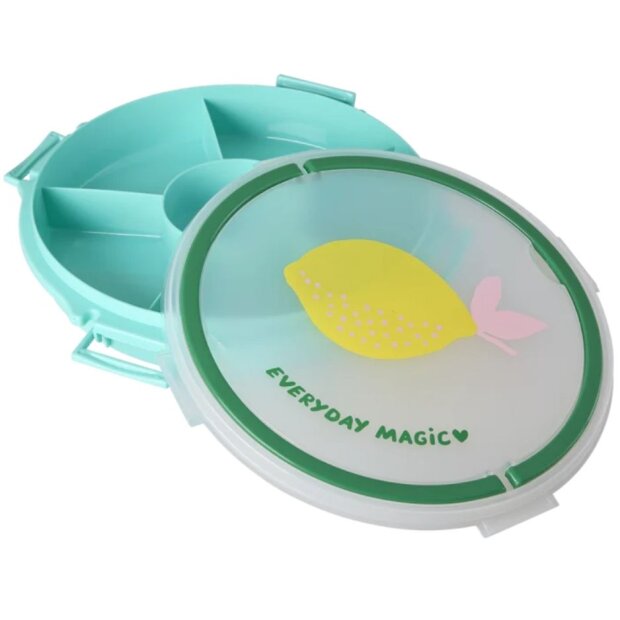rice Serviertablett Snackbox - Mint Zitrone