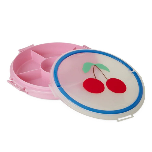 rice Serviertablett Snackbox - Pink Kirsche
