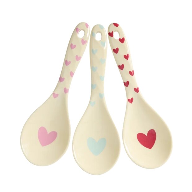 rice Salatlöffel - Favorite Hearts Prints sortiert