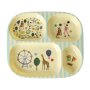 rice Kinderteller mit 4er Einteilung - Mint - Fun Fair Print