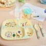 rice Kinderteller mit 4er Einteilung - Mint - Fun Fair Print