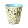 rice Mittelgroßer Kinderbecher - Mint - Fun Fair Print 250ml