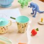rice Mittelgroßer Kinderbecher - Mint - Fun Fair Print 250ml