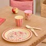 rice Kinderteller - Pink - Fun Fair Print