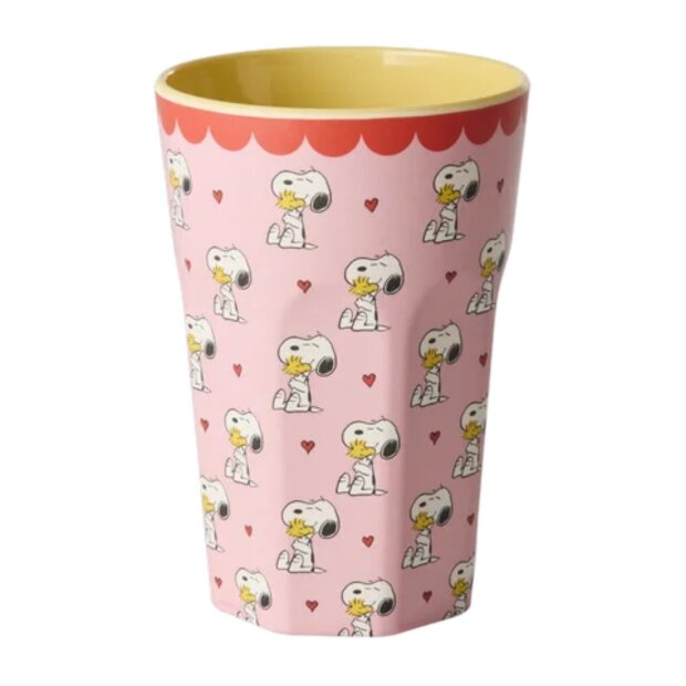 rice Großer Becher - Pink - Snoopy Print 400ml