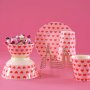 rice Großer Becher Hellrosa - Sweet Hearts Print 400ml