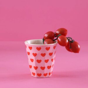 rice Mittelgroßer Becher - Hellrosa - Sweet Hearts...