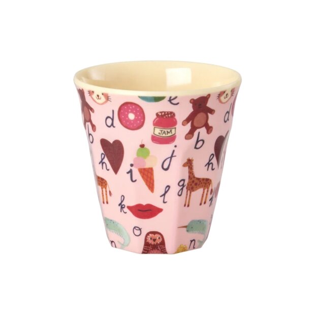 rice Kleiner Kinderbecher - Pink - ABC 160ml