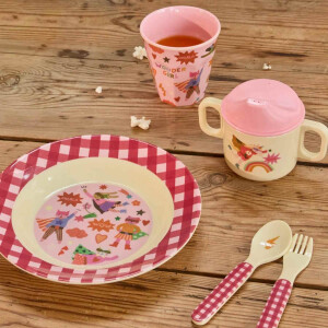 rice Mittelgroßer Kinderbecher - Pink - Hero Print...