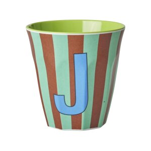rice Mittelgroßer Buchstabenbecher - Mint - J -...