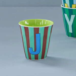 rice Mittelgroßer Buchstabenbecher - Mint - J -...