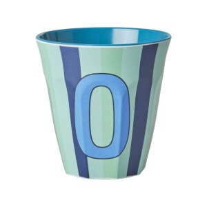 rice Mittelgroßer Buchstabenbecher - Blau - O -...