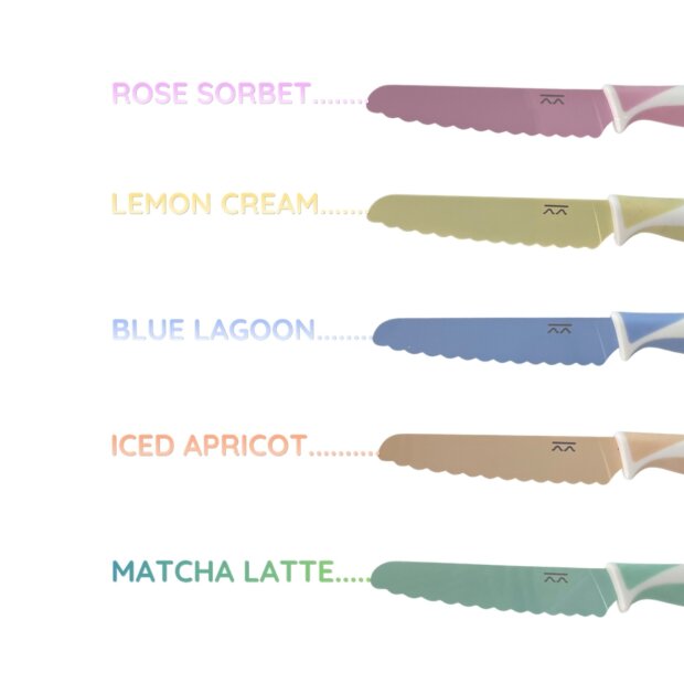 kiddikutter Kindermesser Gelato Collection - Blue Lagoon