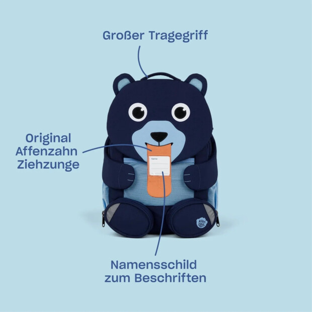 Affenzahn Große Freunde Kindergarten Rucksack - Kuschel Koala (3-5J)