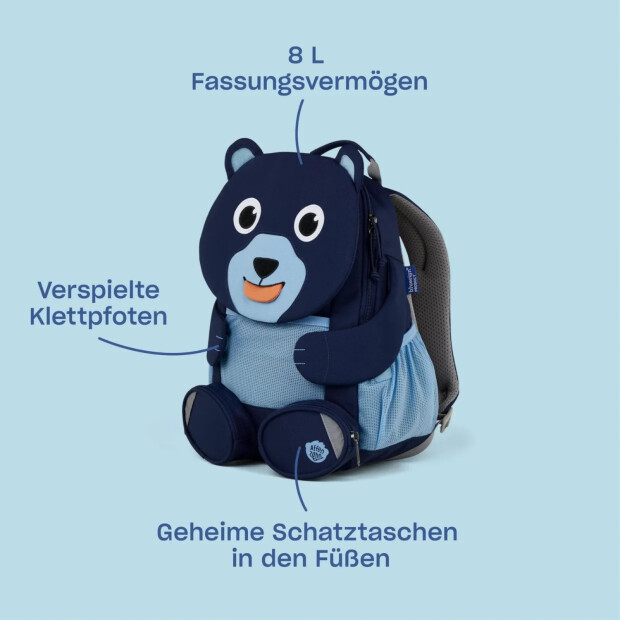 Affenzahn Große Freunde Kindergarten Rucksack - Kuschel Koala (3-5J)
