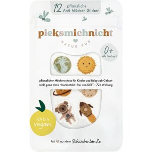 pieksmichnicht 12er Set Anti-Mücken-Stickern - Space...