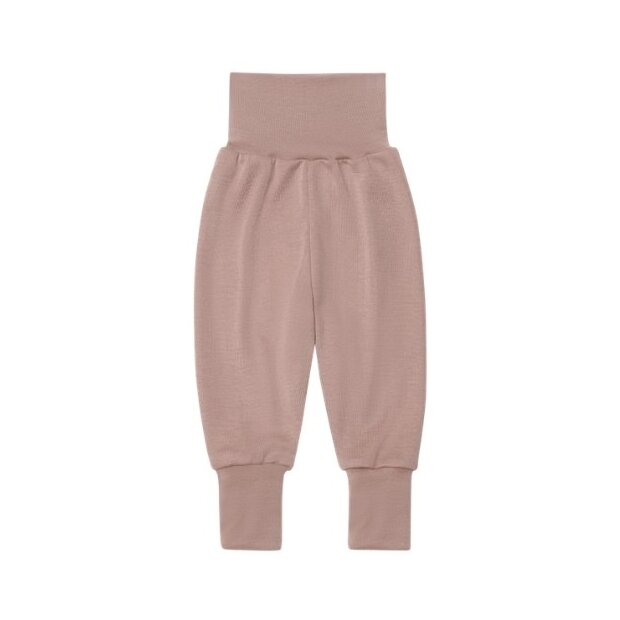 Engel Natur Wolle Seide Baby Hose mit Nabelbund, GOTS - dusty rose