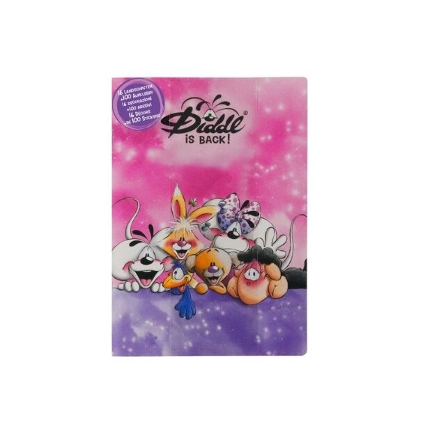 Diddl A5 Stickerheft mit wiederverwendbaren Stickern