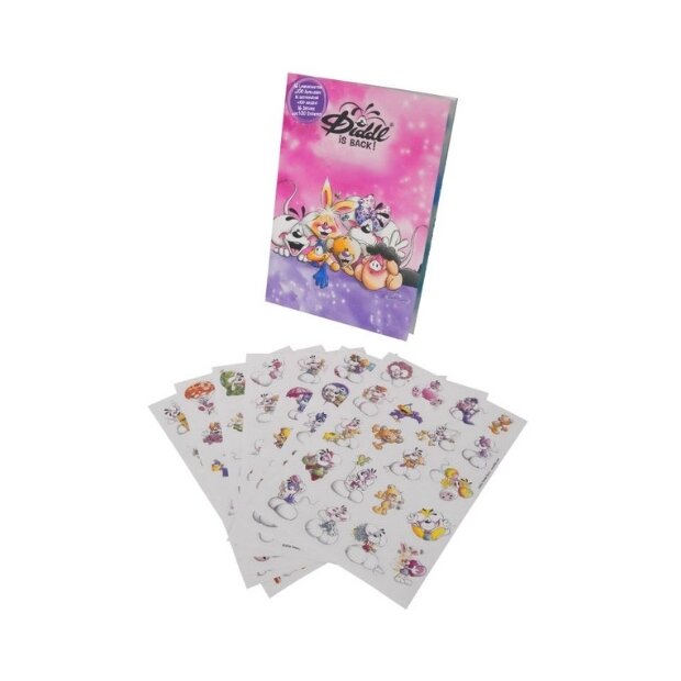Diddl A5 Stickerheft mit wiederverwendbaren Stickern